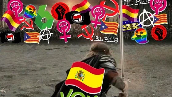 La imagen con la que Vox llamó al voto en redes