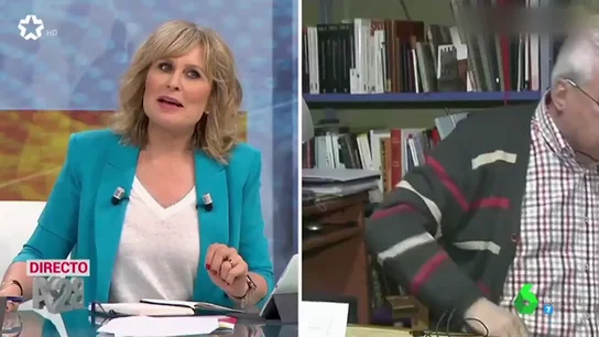 El monumental enfado del socialista Joaquín Leguina (con espantada incluida en directo) El monumental enfado del socialista Joaquín Leguina (con espantada incluida en directo)