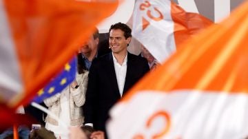 Albert Rivera celebra el resultado del 28A