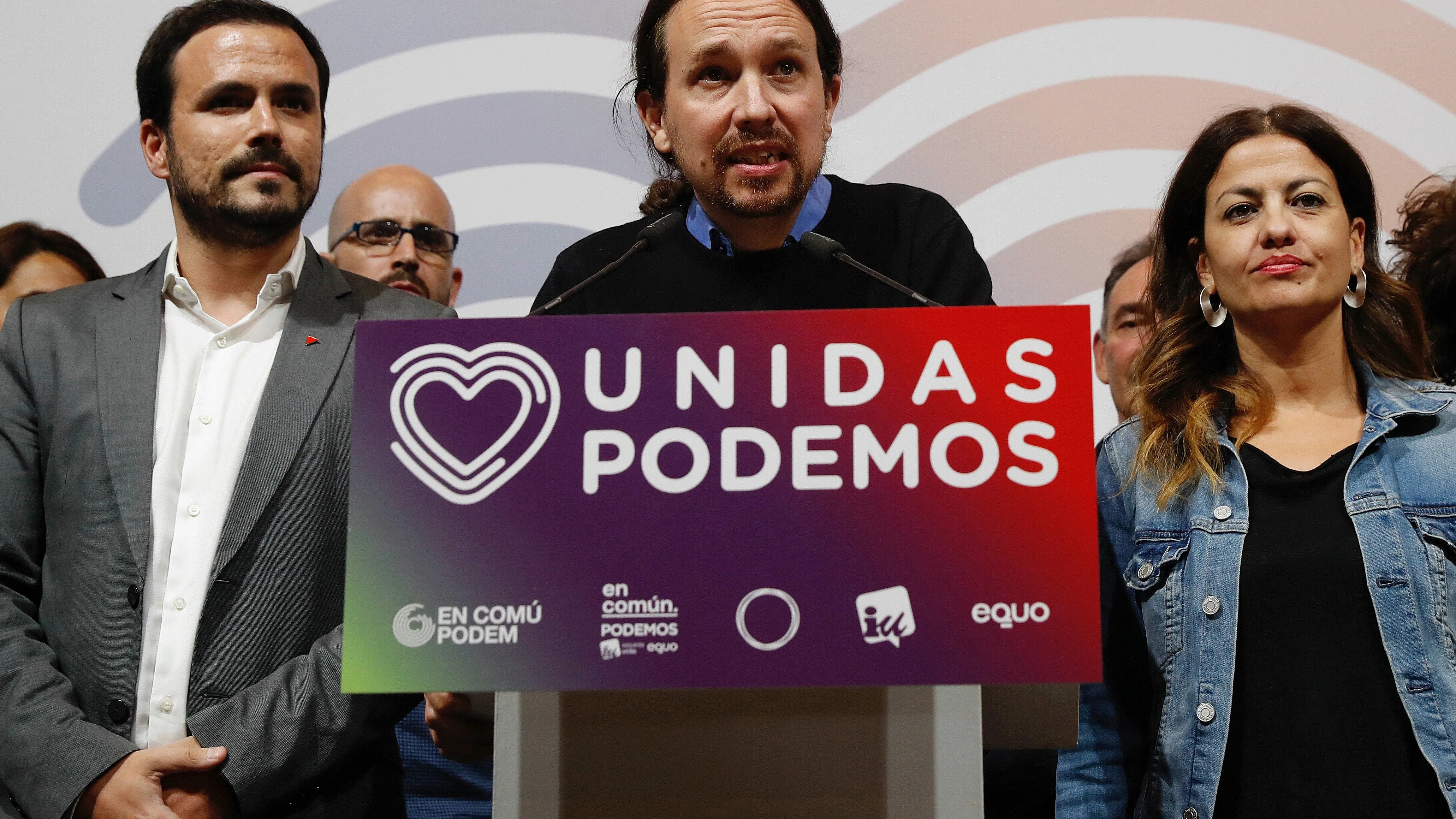 El candidato de Unidas Podemos, Pablo Iglesias