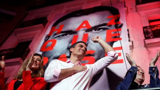 El candidato a la presidencia del Gobierno por el PSOE, Pedro Sánchez El candidato a la presidencia del Gobierno por el PSOE, Pedro Sánchez