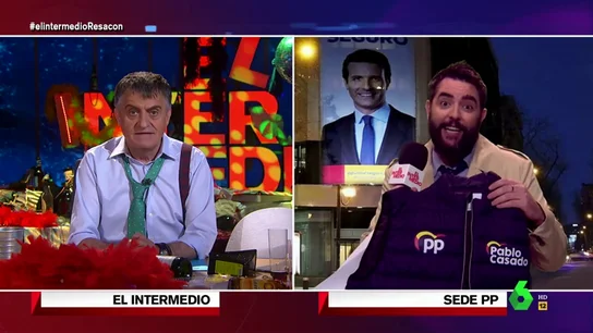 Dani Mateo conecta desde Génova tras el batacazo electoral del PP: "Han montado un mercadillo" Dani Mateo conecta desde Génova tras el batacazo electoral del PP: "Han montado un mercadillo"