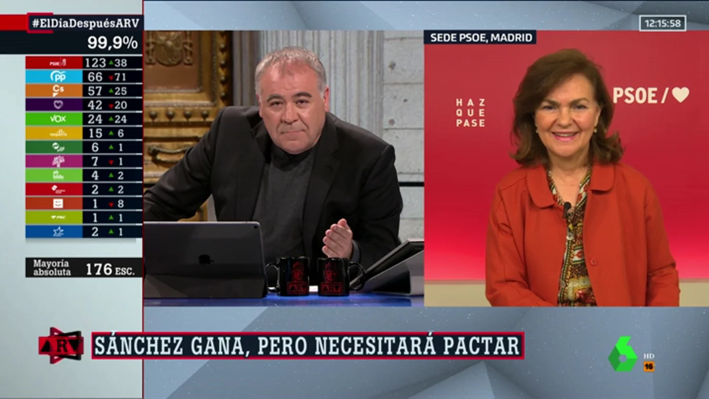 Carmen Calvo, vicepresidenta del Gobierno Carmen Calvo, vicepresidenta del Gobierno
