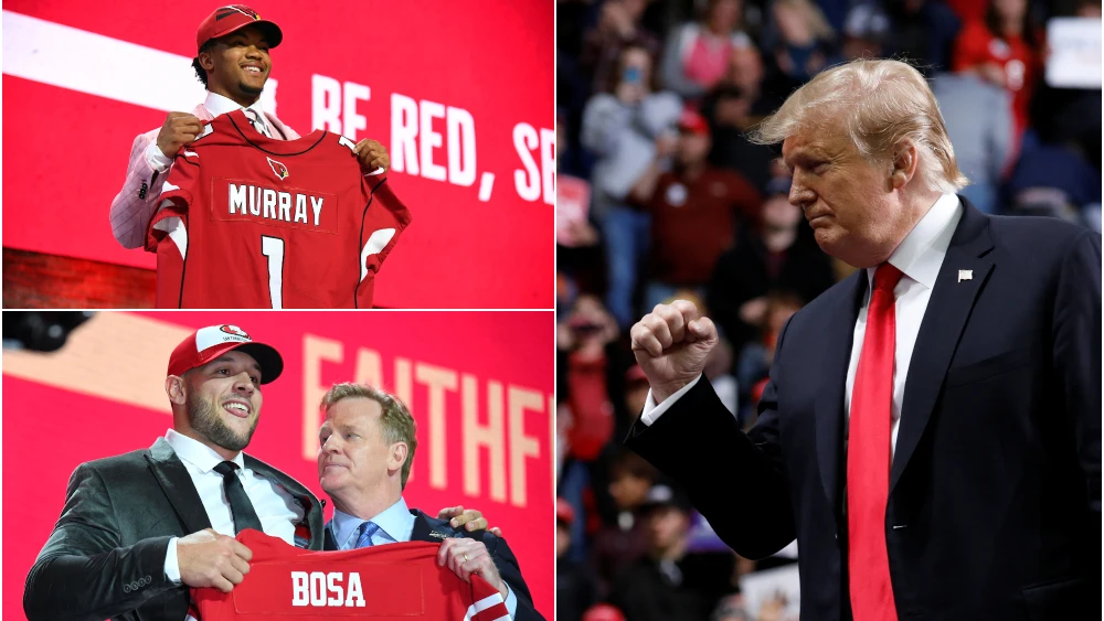 Trump, acusado de racismo tras el draft de la NFL