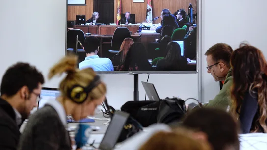 Sala de prensa del juicio por la muerte de Sara Sala de prensa del juicio por la muerte de Sara