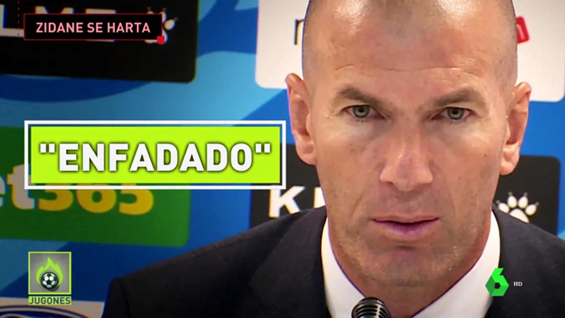 Zidane explota
