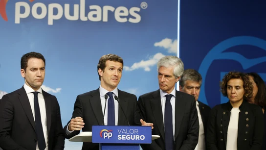 El candidato del Partido Popular a la presidencia del Gobierno, Pablo Casado El candidato del Partido Popular a la presidencia del Gobierno, Pablo Casado