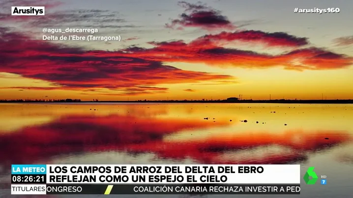 De las puestas de sol en los cultivos de arroz a los campos de amapolas: las imágenes que nos deja la llegada del buen tiempo