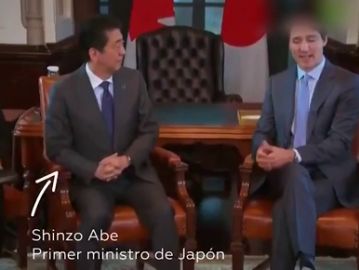 El lapsus del jefe de Gobierno de Canadá al confundir varias veces China con Japón El lapsus del jefe de Gobierno de Canadá al confundir varias veces China con Japón
