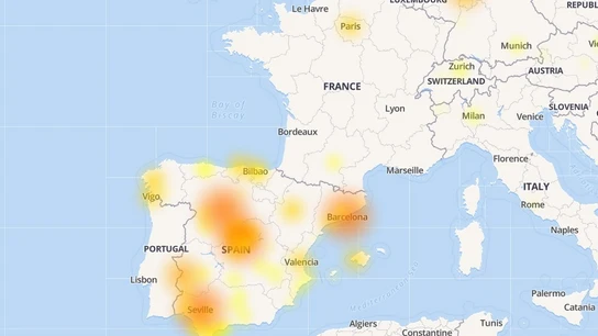 Problemas registrados en Whastapp a las 9.30 horas Problemas registrados en Whastapp a las 9.30 horas