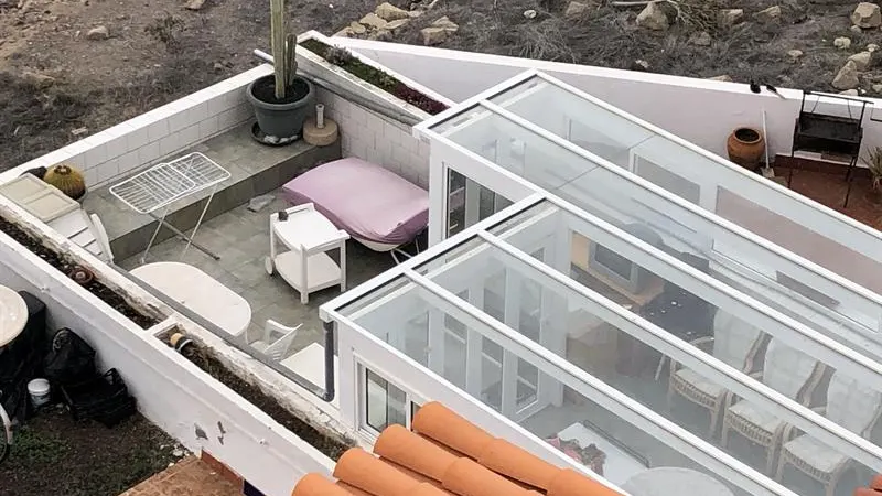 Vista de la vivienda familiar del presunto autor del asesinato de su mujer Vista de la vivienda familiar del presunto autor del asesinato de su mujer
