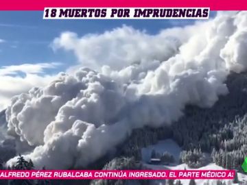 Duro informe sobre las avalanchas en invierno: 18 muertes en los Alpes e imprudencias Duro informe sobre las avalanchas en invierno: 18 muertes en los Alpes e imprudencias