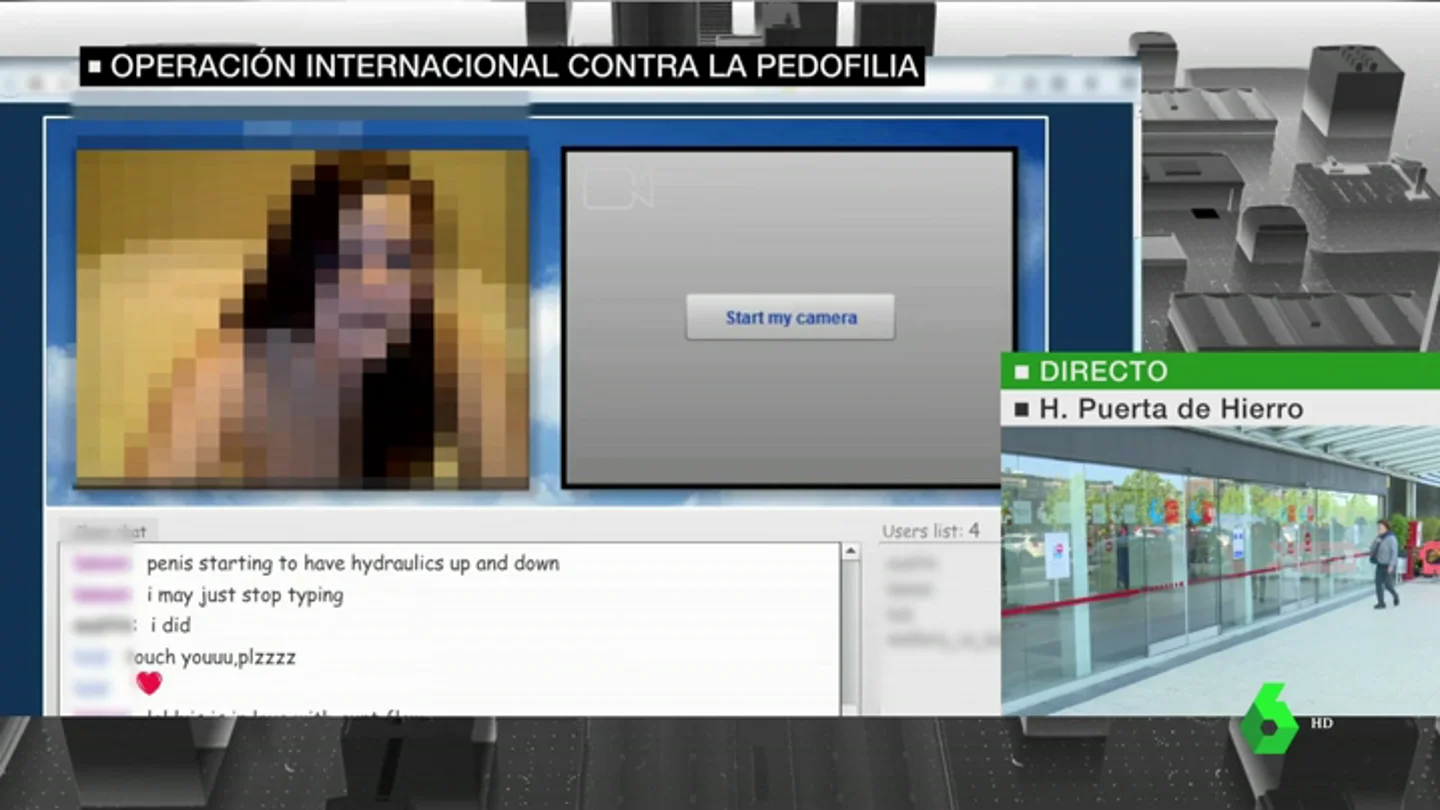 Detienen a 31 personas que administraban una web de pedofilia: mostraban vídeos en directo de 145 víctimas de entre ocho y 14 años Detienen a 31 personas que administraban una web de pedofilia: mostraban vídeos en directo de 145 víctimas de entre ocho y 14 años