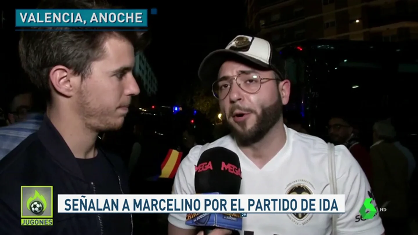 El valencianismo carga contra Marcelino El valencianismo carga contra Marcelino