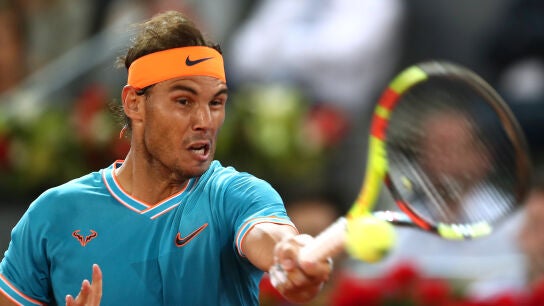 Rafa Nadal, durante el partido contra Wawrinka