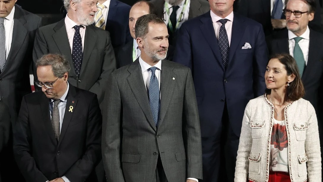 Quim Torra con Felipe VI