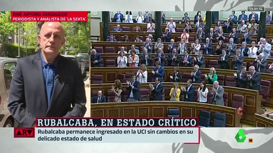 José Antonio Zarzalejos se emociona al hablar de Rubalcaba: "No usó ni una puerta giratoria" José Antonio Zarzalejos se emociona al hablar de Rubalcaba: "No usó ni una puerta giratoria"