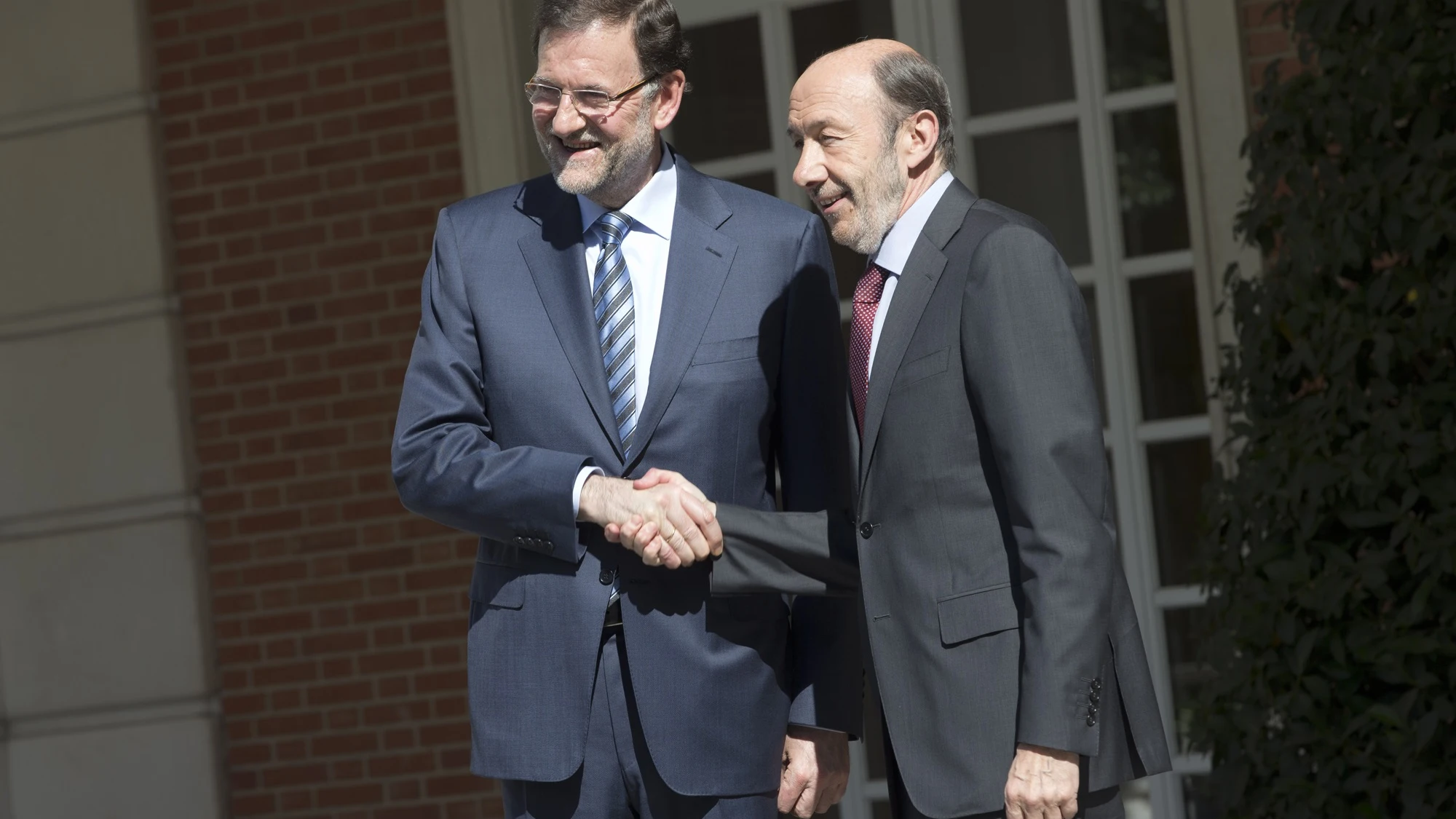 Mariano Rajoy y Alfredo Pérez Rubalcaba