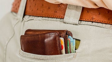 Cartera con tarjetas de crédito