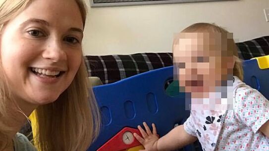 Imagen de Madden con su hija mayor