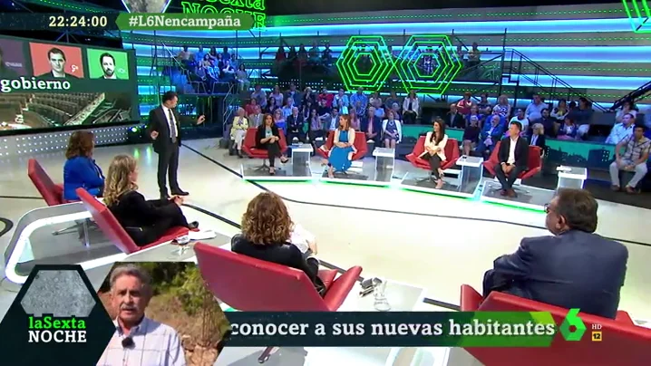 Debate en laSexta Noche entre los ocho principales partidos políticos con representación en el Congreso