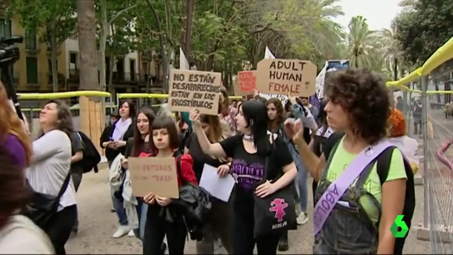 Manifestación contra la prostitución