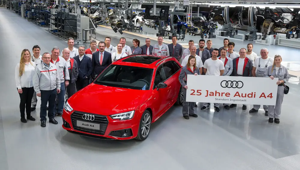 Audi celebra este año el 25º aniversario del A4