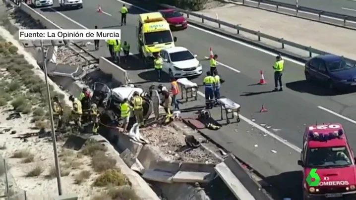 Accidente múltiple en Cieza