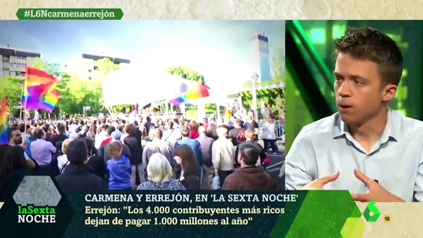 Errejón defiende subir impuestos a los más ricos: "No puede ser que pague más un autónomo que un millonario" Errejón defiende subir impuestos a los más ricos: "No puede ser que pague más un autónomo que un millonario"