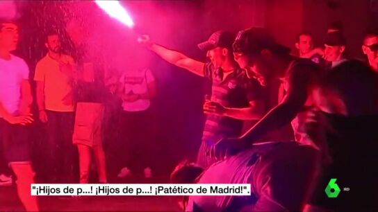 Enfrentamientos entre radicales del Atl&eacute;tico y la Real Sociedad en la Copa de la Reina