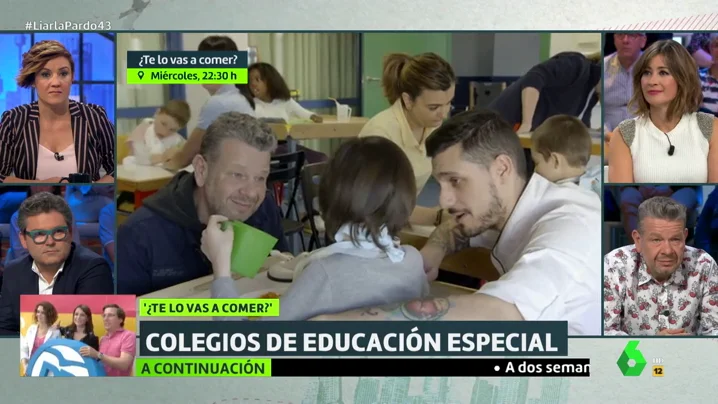Chicote se emociona al mostrar un colegio de necesidades especiales "admirable": "Pensaba en lo felices que serían los niños que conocí en otros sitios allí" Chicote se emociona al mostrar un colegio de necesidades especiales "admirable": "Pensaba en lo felices que serían los niños que conocí en otros sitios allí"