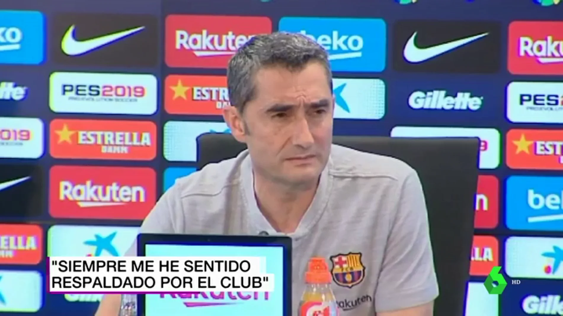Valverde: "Me siento con fuerzas, Bartomeu me transmitió su apoyo absoluto"