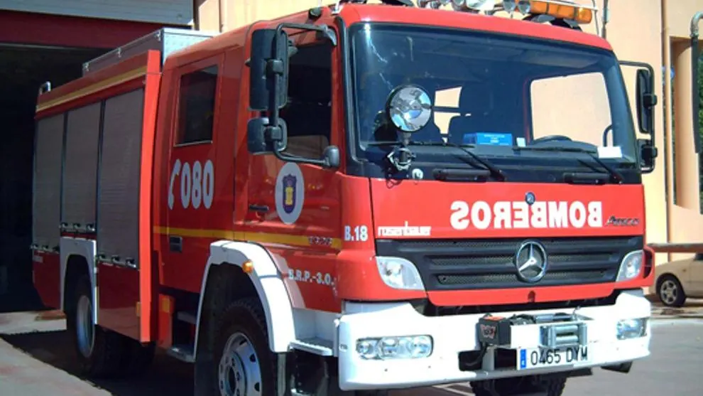 Camión de Bomberos de Málaga.