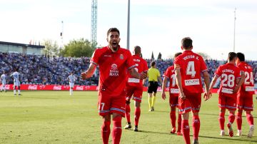 Borja Iglesias, ante el Leganés