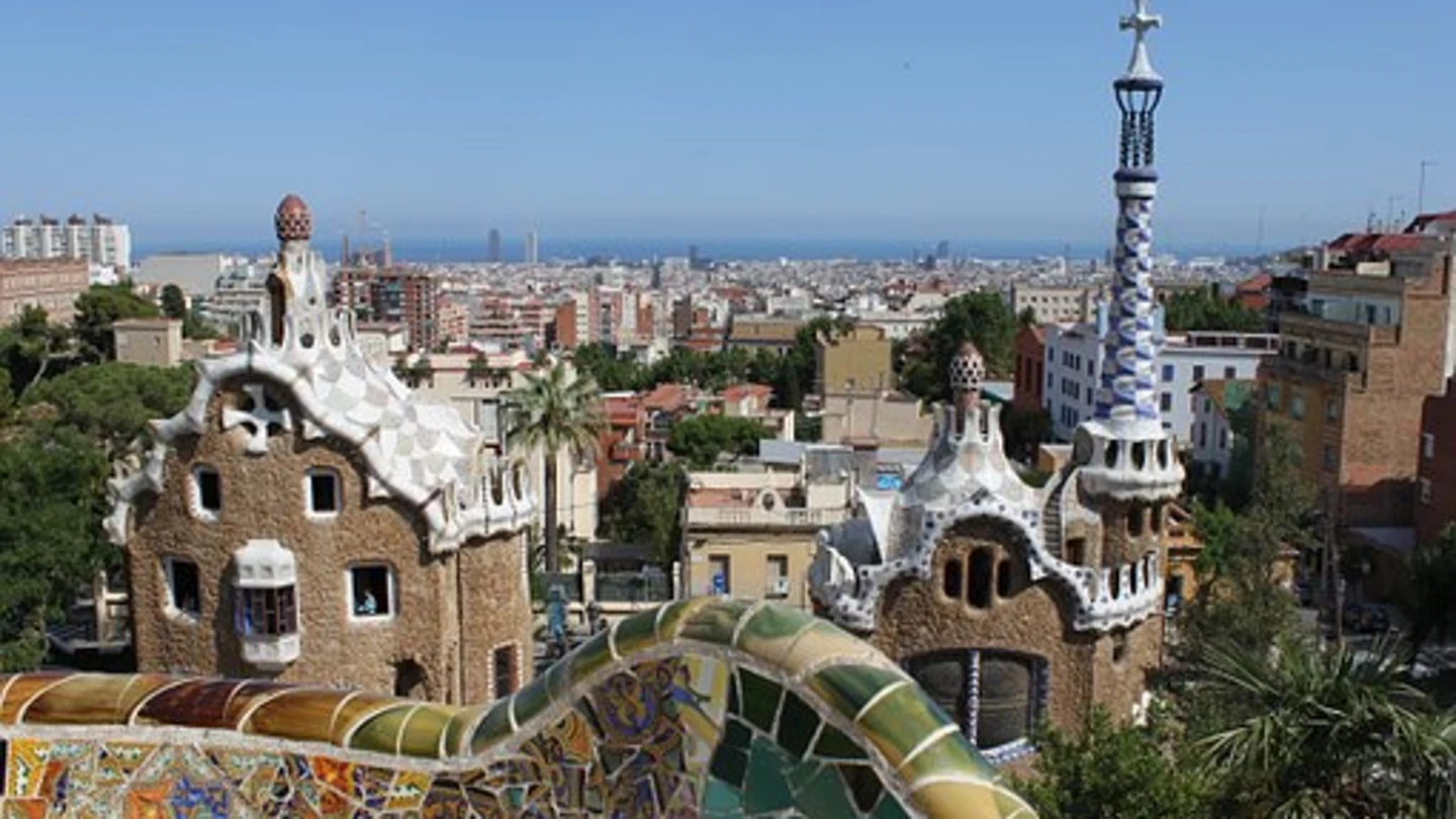 Parc Guell en Barcelona Parc Guell en Barcelona