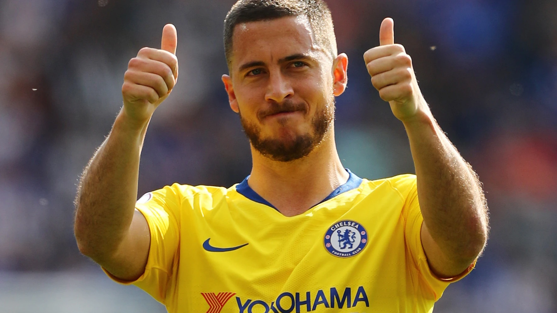 Eden Hazard, en su partido ante el Leicester