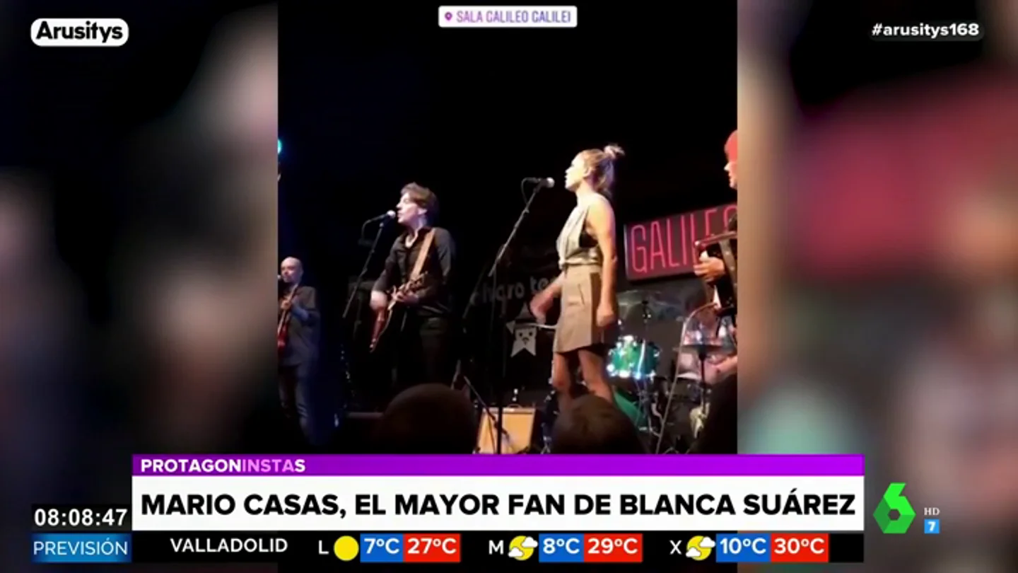 Blanca Suárez sube al escenario en la sala Galileo Blanca Suárez sube al escenario en la sala Galileo