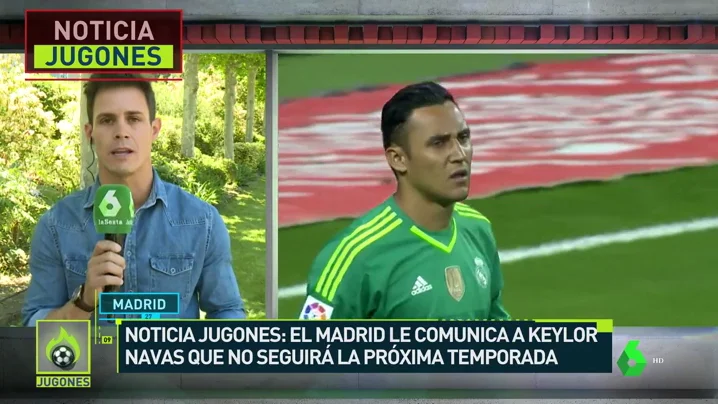 El Real Madrid le comunica a Keylor Navas que no cuenta con él