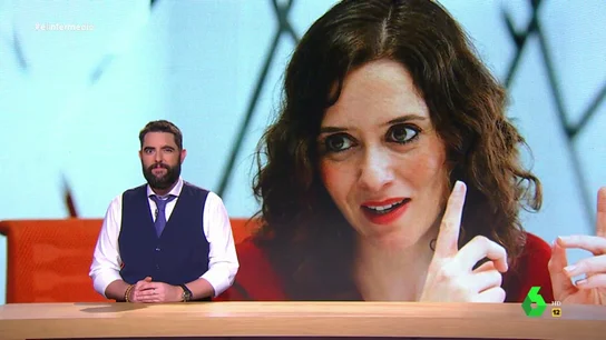 Dani Mateo, preocupado por las declaraciones de Díaz Ayuso: "Los okupas de Podemos no te destrozan la casa, te la llenan de libros de Marx" Dani Mateo, preocupado por las declaraciones de Díaz Ayuso: "Los okupas de Podemos no te destrozan la casa, te la llenan de libros de Marx"