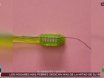 El sencillo truco para enhebrar una aguja usando un cepillo de dientes El sencillo truco para enhebrar una aguja usando un cepillo de dientes