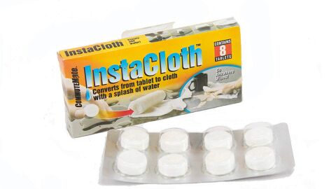 Pastillas de toallitas húmedas