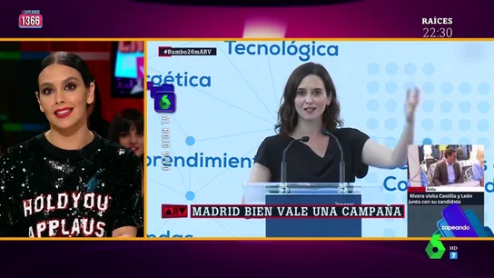 Cristina Pedroche en Zapeando Cristina Pedroche en Zapeando