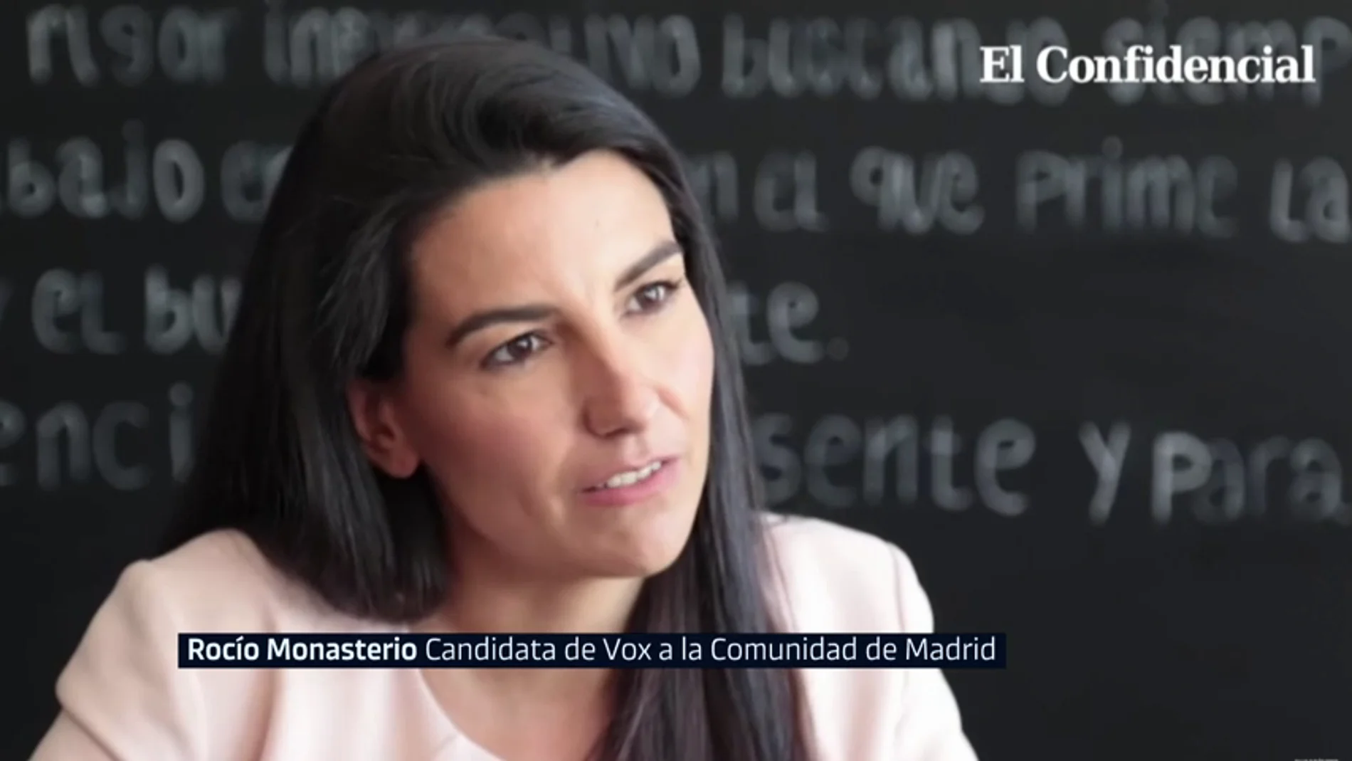 Rocío Monasterio, candidata de Vox a la presidencia de la Comunidad de Madrid