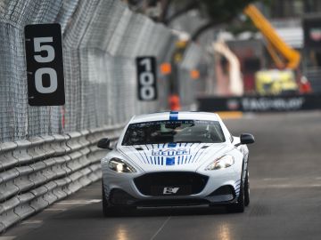 Aston Martin Rapide E en el ePrix de Mónaco 