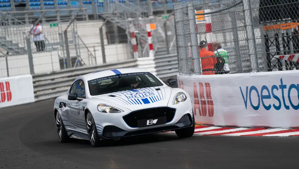 Aston Martin Rapide E en el ePrix de Mónaco 