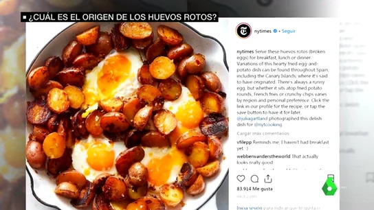 ¿Dónde está el origen de los huevos rotos?, el 'The New York Times' los sitúa en las Islas Canarias ¿Dónde está el origen de los huevos rotos?, el 'The New York Times' los sitúa en las Islas Canarias