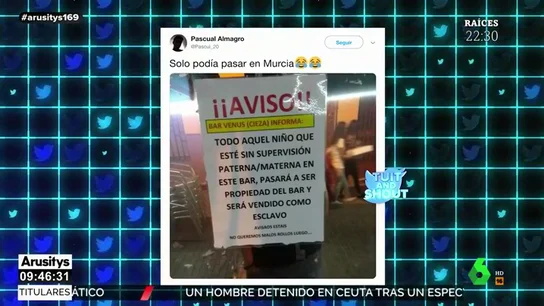 La advertencia viral de un bar a los padres que llevan a sus hijos La advertencia viral de un bar a los padres que llevan a sus hijos
