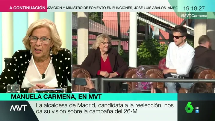 La razón por la que Manuela Carmena no hará la oposición en el Ayuntamiento de Madrid