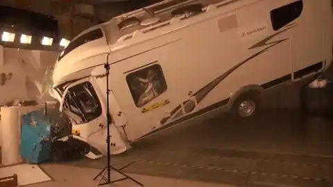 Pruebas de colisión: Autocaravanas Pruebas de colisión: Autocaravanas