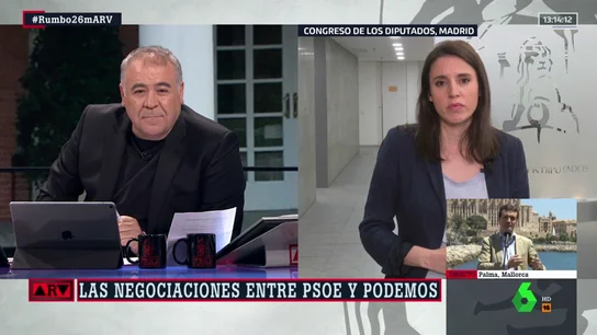 Irene Montero en ARV Irene Montero en ARV